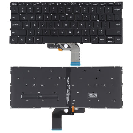 For Xiaomi Mi Air 13.3 US Version Keyboard with Backlight (Black)-garmade.com