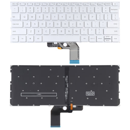 For Xiaomi Mi Air 13.3 US Version Keyboard with Backlight (Silver)-garmade.com