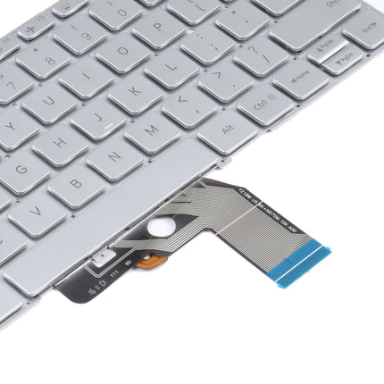 For Xiaomi Mi Air 13.3 US Version Keyboard with Backlight (Silver)-garmade.com