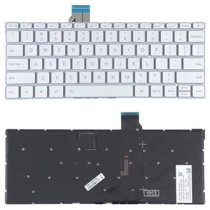 For Xiaomi Mi Notebook Air 12.5 US Version Keyboard with Backlight (Silver)-garmade.com