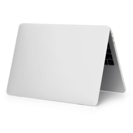 ENKAY Hat-Prince 2 in 1 Frosted Hard Shell Plastic Protective Case + US Version Ultra-thin TPU Keyboard Protector Cover for 2016 New MacBook Pro 13.3 inch without Touchbar (A1708)(White)-garmade.com
