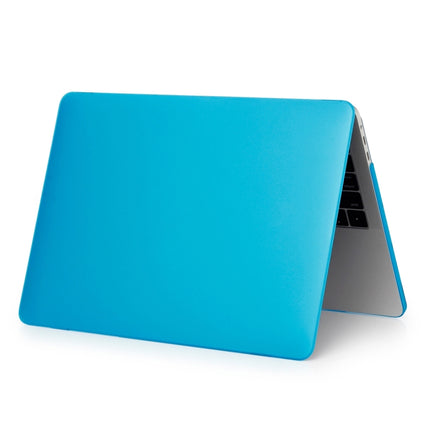 ENKAY Hat-Prince 2 in 1 Frosted Hard Shell Plastic Protective Case + US Version Ultra-thin TPU Keyboard Protector Cover for 2016 New MacBook Pro 15.4 inch with Touchbar (A1707)(Blue)-garmade.com