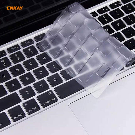 For MacBook Air 13.3 inch A1932 2018 ENKAY Hat-prince US Version of The Notebook Ultra-thin TPU Keyboard Protective Cover-garmade.com