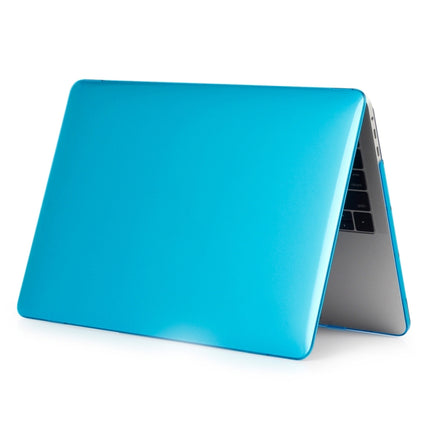 ENKAY Hat-Prince 2 in 1 Crystal Hard Shell Plastic Protective Case + US Version Ultra-thin TPU Keyboard Protector Cover for 2016 New MacBook Pro 13.3 inch with Touchbar (A1706)(Blue)-garmade.com