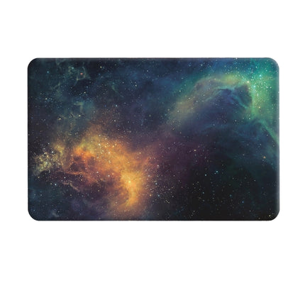 For Macbook Air 13.3 inch Starry Sky Patterns Apple Laptop Water Decals PC Protective Case(Green)-garmade.com