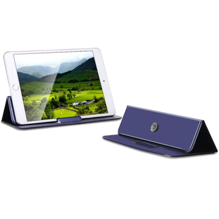 Multi-function Portable Ultrathin Foldable Heat Dissipation Mobile Phone Desktop Holder Laptop Stand (Dark Blue)-garmade.com