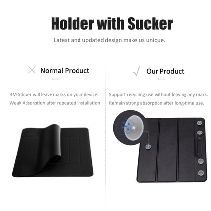 Multi-function Portable Ultrathin Foldable Heat Dissipation Mobile Phone Desktop Holder Laptop Stand (Dark Blue)-garmade.com