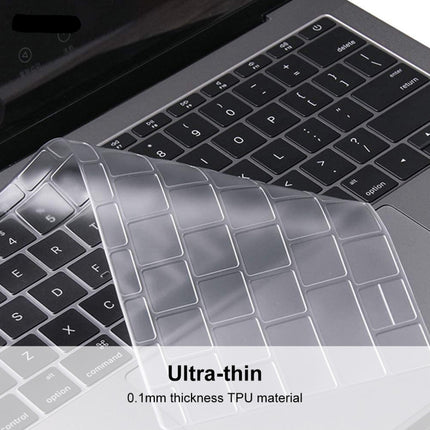 ENKAY TPU Keyboard Protector Cover for 2015 MacBook 12 inch (A1534) / MacBook Pro 13.3 inch without Touch Bar (A1708) , Europe Version-garmade.com