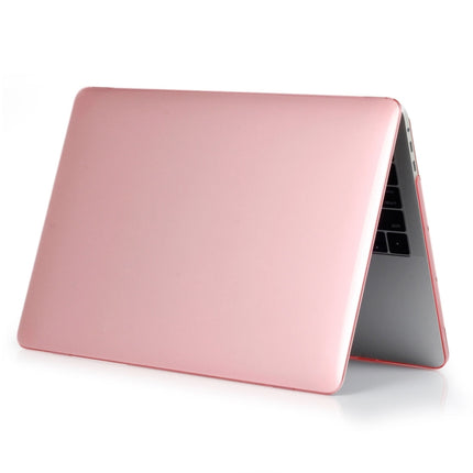 ENKAY Hat-Prince 2 in 1 Crystal Hard Shell Plastic Protective Case + Europe Version Ultra-thin TPU Keyboard Protector Cover for 2016 MacBook Pro 13.3 Inch with Touch Bar (A1706) (Pink)-garmade.com