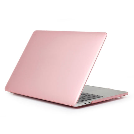 ENKAY Hat-Prince 2 in 1 Crystal Hard Shell Plastic Protective Case + Europe Version Ultra-thin TPU Keyboard Protector Cover for 2016 MacBook Pro 13.3 Inch without Touch Bar (A1708) (Pink)-garmade.com
