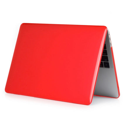 ENKAY Hat-Prince 2 in 1 Crystal Hard Shell Plastic Protective Case + Europe Version Ultra-thin TPU Keyboard Protector Cover for 2016 MacBook Pro 13.3 Inch without Touch Bar (A1708) (Red)-garmade.com