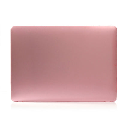 ENKAY Hat-Prince 2 in 1 Crystal Hard Shell Plastic Protective Case + Europe Version Ultra-thin TPU Keyboard Protector Cover for 2016 MacBook Pro 15.4 Inch with Touch Bar (A1707) (Pink)-garmade.com