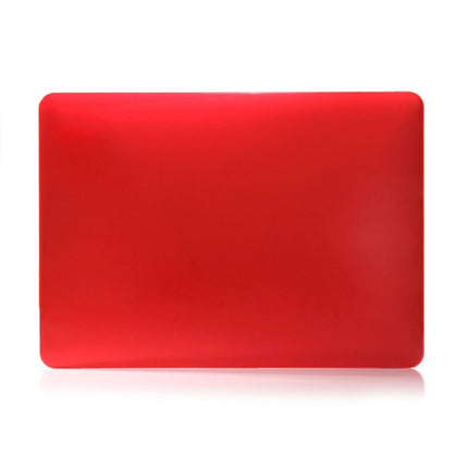 ENKAY Hat-Prince 2 in 1 Crystal Hard Shell Plastic Protective Case + Europe Version Ultra-thin TPU Keyboard Protector Cover for 2016 MacBook Pro 15.4 Inch with Touch Bar (A1707) (Red)-garmade.com