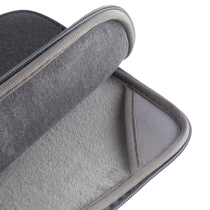 For Macbook Pro 13.3 inch with Touch Bar Laptop Bag Soft Portable Package Pouch(Grey)-garmade.com