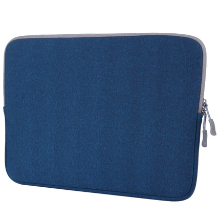 For Macbook Pro 13.3 inch with Touch Bar Laptop Bag Soft Portable Package Pouch(Blue)-garmade.com