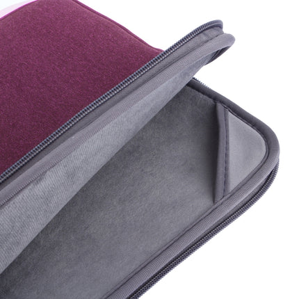For Macbook Pro 15.4 inch Laptop Bag Soft Portable Package Pouch (Purple)-garmade.com