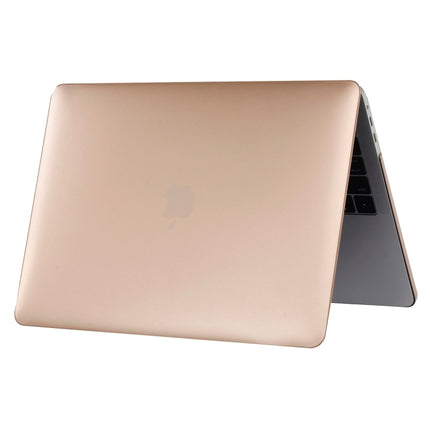 Laptop Metal Style Protective Case for MacBook Pro 15.4 inch A1990 (2018) (Gold)-garmade.com