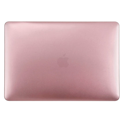 Laptop Metal Style Protective Case for MacBook Pro 15.4 inch A1990 (2018) (Rose Gold)-garmade.com