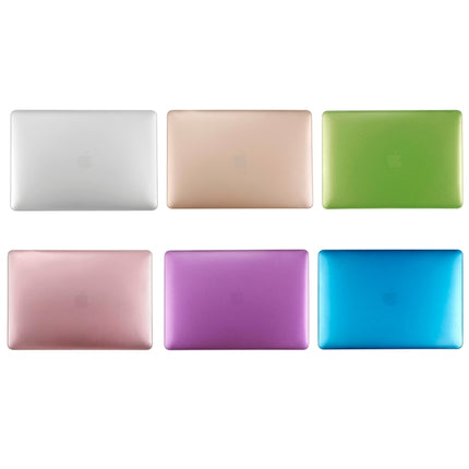 Laptop Metal Style Protective Case for MacBook Pro 15.4 inch A1990 (2018) (Rose Gold)-garmade.com