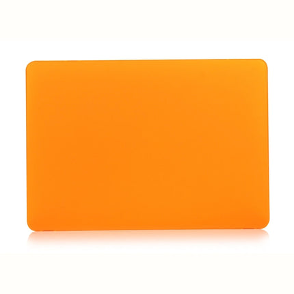 Laptop Frosted Style PC Protective Case for MacBook Pro 15.4 inch A1990 (2018)(Orange)-garmade.com