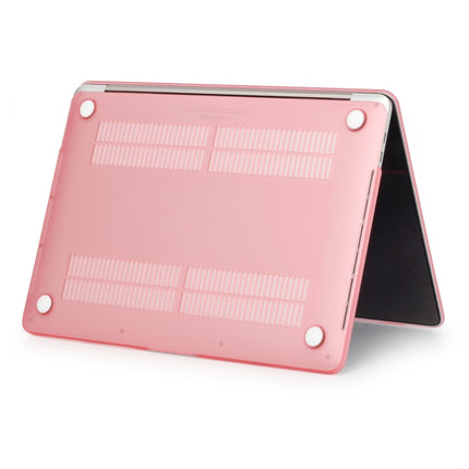Laptop Frosted Style PC Protective Case for MacBook Pro 15.4 inch A1990 (2018)(Pink)-garmade.com