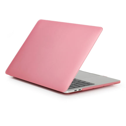 Laptop Frosted Style PC Protective Case for MacBook Pro 15.4 inch A1990 (2018)(Pink)-garmade.com