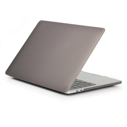 Laptop Frosted Style PC Protective Case for MacBook Pro 15.4 inch A1990 (2018)(Grey)-garmade.com