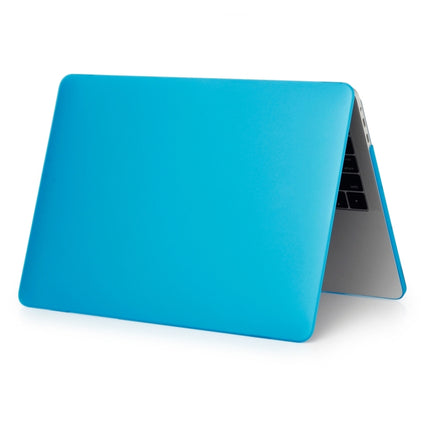 Laptop Frosted Style PC Protective Case for MacBook Pro 15.4 inch A1990 (2018)(Lake Blue)-garmade.com