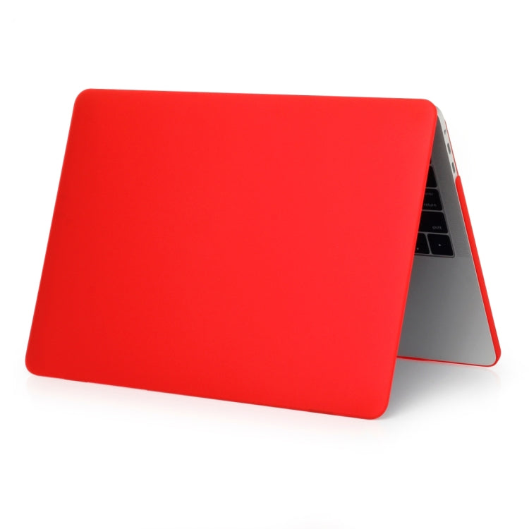 Laptop Frosted Style PC Protective Case for MacBook Pro 15.4 inch A1990 (2018)(Red)-garmade.com