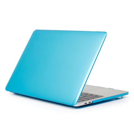 Laptop Crystal Style PC Protective Case for MacBook Pro 13.3 inch A1989 (2018) / A2159 / A2251 / A2289 / A2338(Lake Blue)-garmade.com