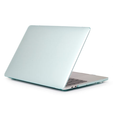 Laptop Crystal Style PC Protective Case for MacBook Pro 15.4 inch A1990 (2018) (Green)-garmade.com