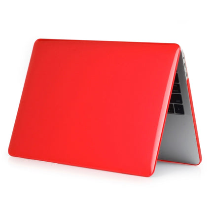 Laptop Crystal Style PC Protective Case for MacBook Pro 15.4 inch A1990 (2018) (Red)-garmade.com