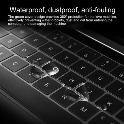 Keyboard Protector Silica Gel Film for MacBook Pro 13 / 15 & Air 13 (A1466 / A1502 / A1278 / A1286)(Transparent)-garmade.com