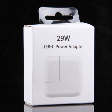 29W USB-C / Type-C 3.1 Port Power Charger Adapter, US Plug(White)-garmade.com
