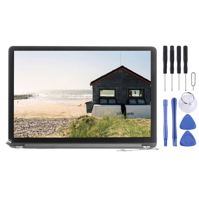 LCD Screen Display Assembly for Apple Macbook Pro Retina 15 A1398 Mid 2012 Early 2013 6 Pins(Silver)-garmade.com