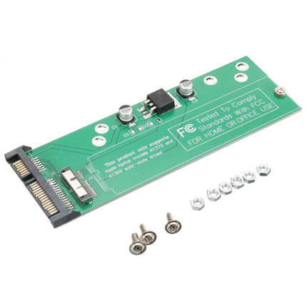Hard Disk Drive Adapter 12 + 6-pin To SATA 22-Pin SSD Adapter Converter Card for Apple MacBook Air 2010 2011-garmade.com