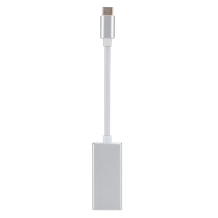 USB-C / Type-C 3.1 Male to DP Female HD Converter, Length: 12cm (Silver)-garmade.com