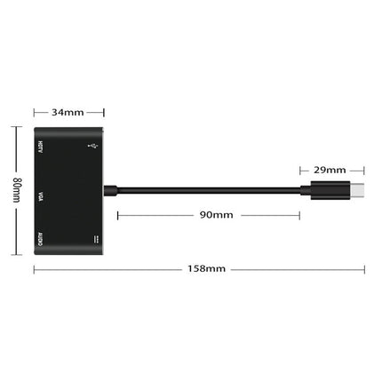 USB-C / Type-C to HDMI /VGA /USB 3.0 /PD Converter-garmade.com