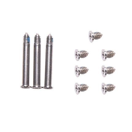 10 in 1 for Macbook Pro 13.3 inch A1278 / 15.4 inch A1286 / 17 inch A1297 Computer Case Bottom Cover Screws (3 PCS Long + 7 PCS Short)-garmade.com