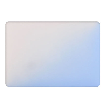 For Macbook Retina 12 inch A1931 / A1534 Cream Style Laptop Plastic Protective Case (Pink Blue)-garmade.com