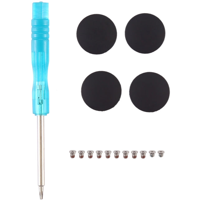 3 in 1/Set Bottom Rubber Cooling Mat + Screws + Screwdriver for Macbook Pro Retina A1398 A1502 A1425-garmade.com