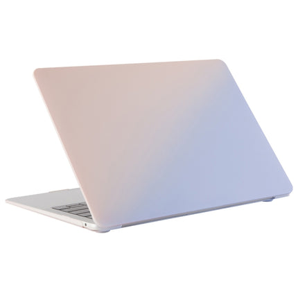Cream Style Laptop Plastic Protective Case for MacBook Pro 15.4 inch (2019)(Pink Blue)-garmade.com