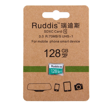 Ruddis 128GB High Speed Class 10 TF/Micro SDXC UHS-1(U1) Memory Card-garmade.com