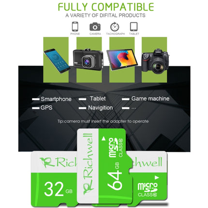 Richwell 32GB High Speed Class 10 Micro SD(TF) Memory Card-garmade.com