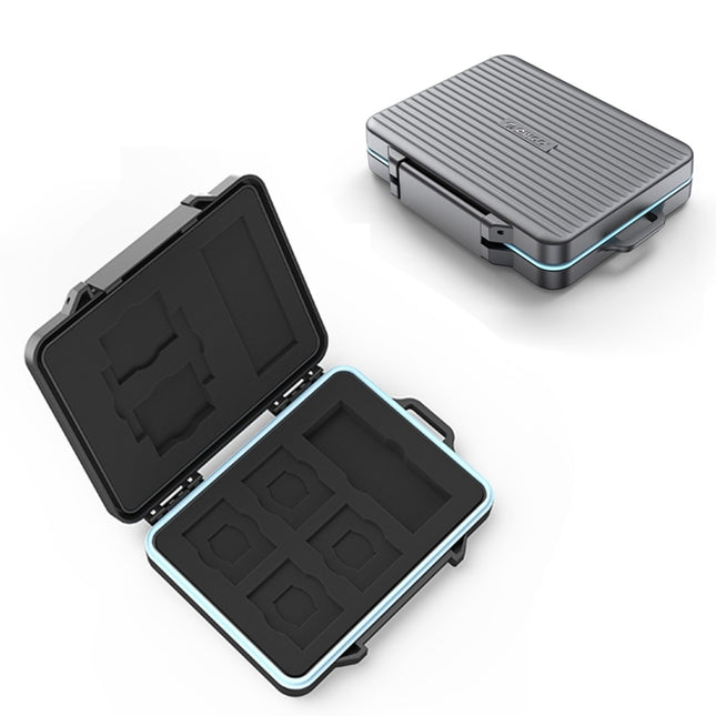 ORICO PHCD-6-BK-BP Card Reader Memory Card Digital Storage Box (Black)-garmade.com