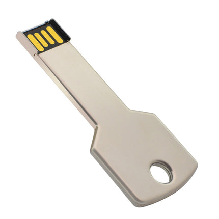 128MB USB 2.0 Metal Key Shape USB Flash Disk-garmade.com