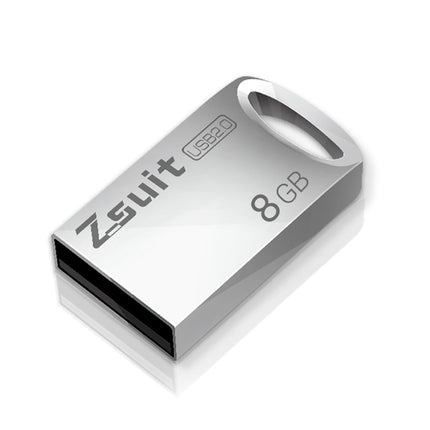 Zsuit 8GB USB 2.0 Mini Metal Ring Shape USB Flash Disk-garmade.com