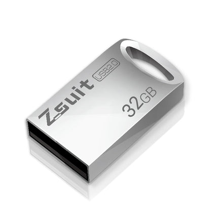 Zsuit 32GB USB 2.0 Mini Metal Ring Shape USB Flash Disk-garmade.com