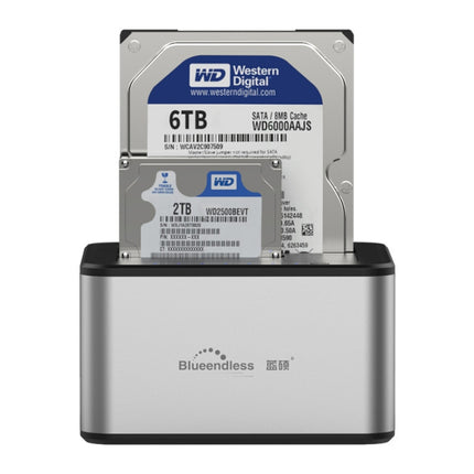 Blueendless 2.5 / 3.5 inch SATA USB 3.0 2 Bay Offline Copy Hard Drive Dock (AU Plug)-garmade.com