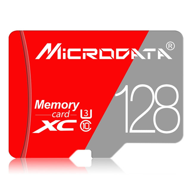 MICRODATA 128GB Class10 Red and Grey TF(Micro SD) Memory Card-garmade.com